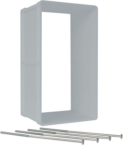 Ideal Pet Products Designer Series Ruff-Weather Pet Door Wall Installation Kit, Medium, 7.25” x 13” Flap Size (Pet Door Sold Separately)