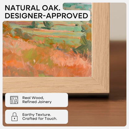 Homeforia 20x24 Picture Frame Wood, High End Natural Oak 20x24 Frame Matted to 16x20 Photo, 20 x 24 Light Wooden Poster Frames with Mat 16 by 20, 24by20 Thin Frames, Tempered Glass, Wall Kit, Set of 1
