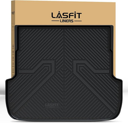 LASFIT Cargo Tray Liner for Subaru Outback 2020-2025 Trunk Mat, All Weather TPE Custom Fit Easy Clean Durable No-Curling Cargo Mat for Outback 2025 2024 2023 2022 2021 2020 Trunk Tray Liner, Black