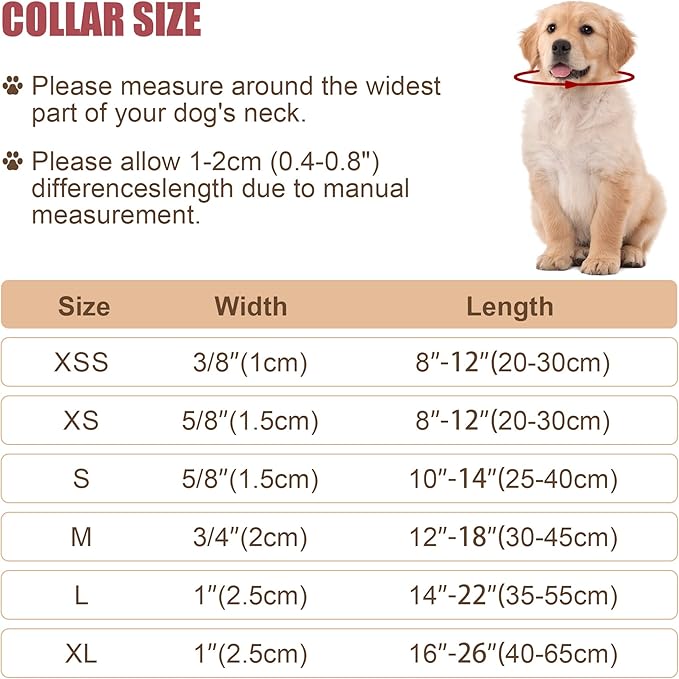 Reflective Dog Collar with Buckle Adjustable Safety Nylon Collars for Small Medium Large Dogs, Navy Blue L