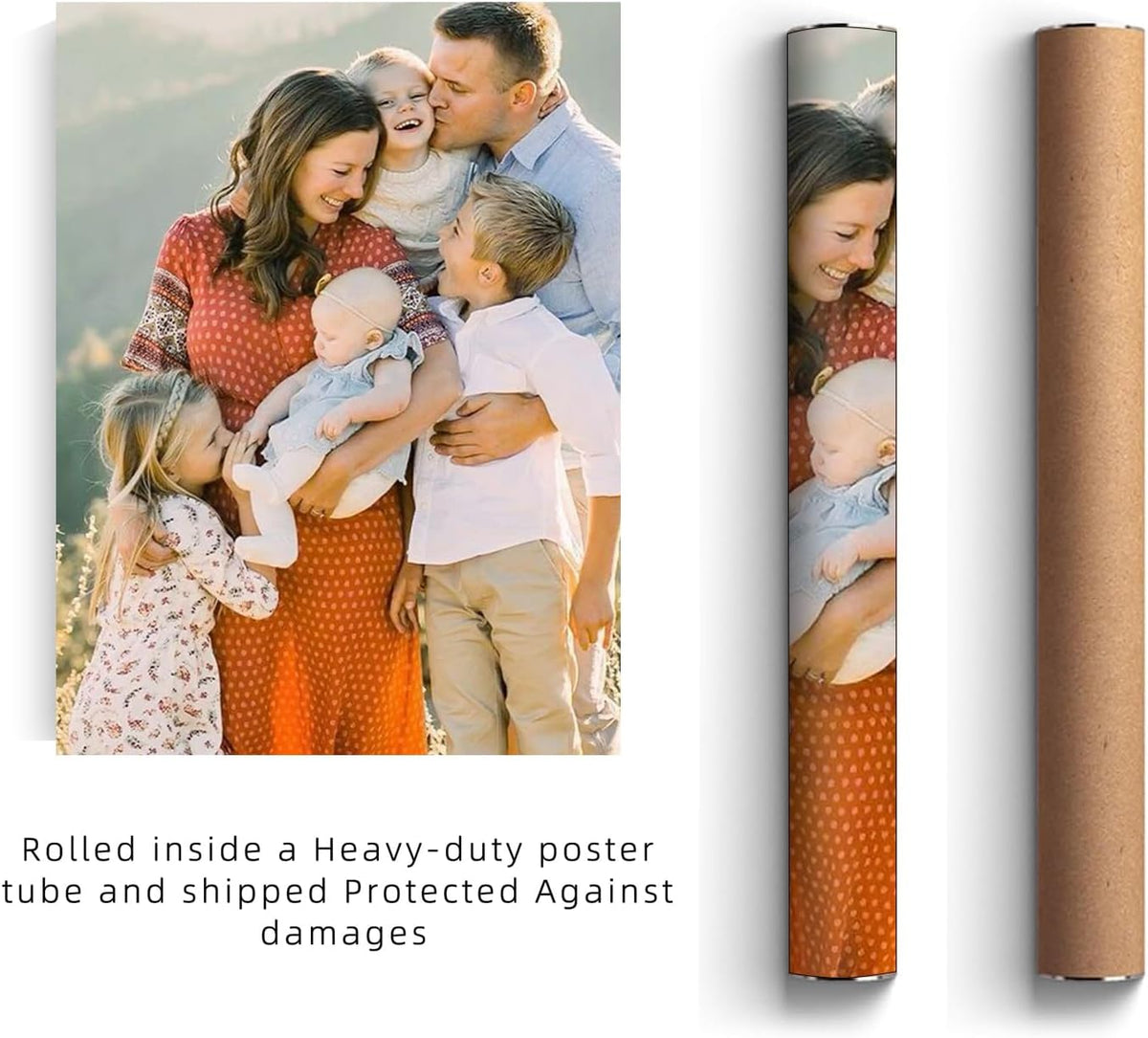 GZZFXXD Personalized Custom 36''x48'' Canvas Prints with Your Photo/your Image Large Wallart Wall Decor for Bedroom Dining room Living room Children's room(Unframed)
