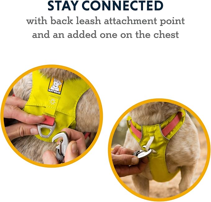 Ruffwear, Hi & Light, Everyday Lightweight Dog Harness, Trail Running, Walking, Hiking, All-Day Wear, Basalt Gray, XXX-Small