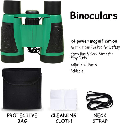 Outdoor Adventure Set for Kids - Camouflage Camping Exploration Toys with Walkie-Talkies - Backyard Explorer Gear for Boys and Girls