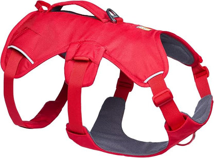 Ruffwear, Web Master, Multi-Use Support Dog Harness, Hiking and Trail Running, Service and Working, Everyday Wear, Red Canyon, X-Small