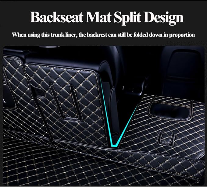 Cargo Mats Rear Trunk Liner Custom Fit Compatible with Cars Heavy Duty Cargo Liners Compatible with 98% Car Models(1 Piece) Mats - CEE