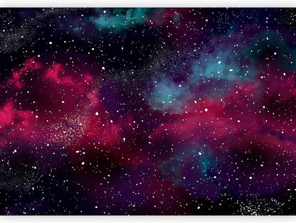 artgeist Wall Mural Space 135x101 in - Peel and Stick Self-Adhesive Wallpaper Removable Large Sticker Foil Wall Decor Print Design Mural Galaxy Universe Cosmos Sky a-A-10326-a-a