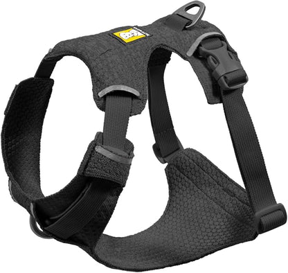 Ruffwear, Front Range Flex Dog Harness, Engineered Knit Construction for Ultimate Fit and Mobility, Lightweight Flexible Everyday Harness with Dual Leash Clips, Basalt Gray, XXX-Small