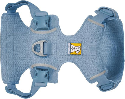 Ruffwear, Front Range Flex Dog Harness, Engineered Knit Construction for Ultimate Fit and Mobility, Lightweight Flexible Everyday Harness with Dual Leash Clips, Polar Blue, XXX-Small