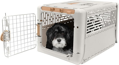 SportPet Designs Collapsible Pet Kennel, 19" X-Small (Tan)