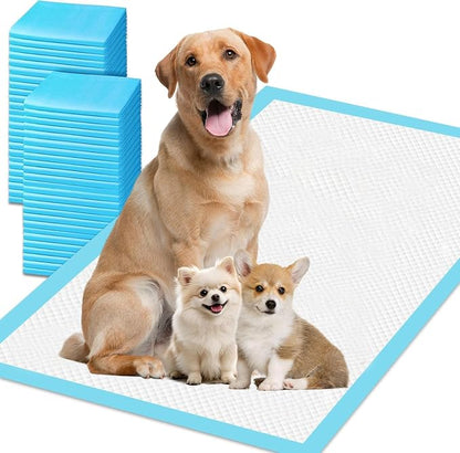XXXXL Puppy Pee Pads for Dogs 36"x51" 40 Count, Extra Large Dog Pee Pads, Leak-Proof & Super Absorbent Dog Pee Pads, Thicken Disposable Potty Pads Puppy Training Pads for Cats Rabbits
