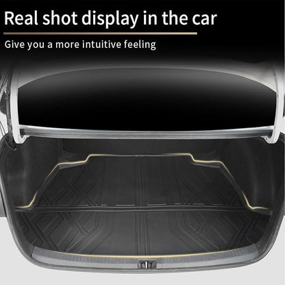 AOMSAZTO Cargo Liner Compatible with 2014-2019 Toyota Corolla Sedan | Custom Fit Trunk Mat Behind 2nd Row | All Weather Protection Cargo Mat Compatible with 2014-2019 Corolla Sedan Models