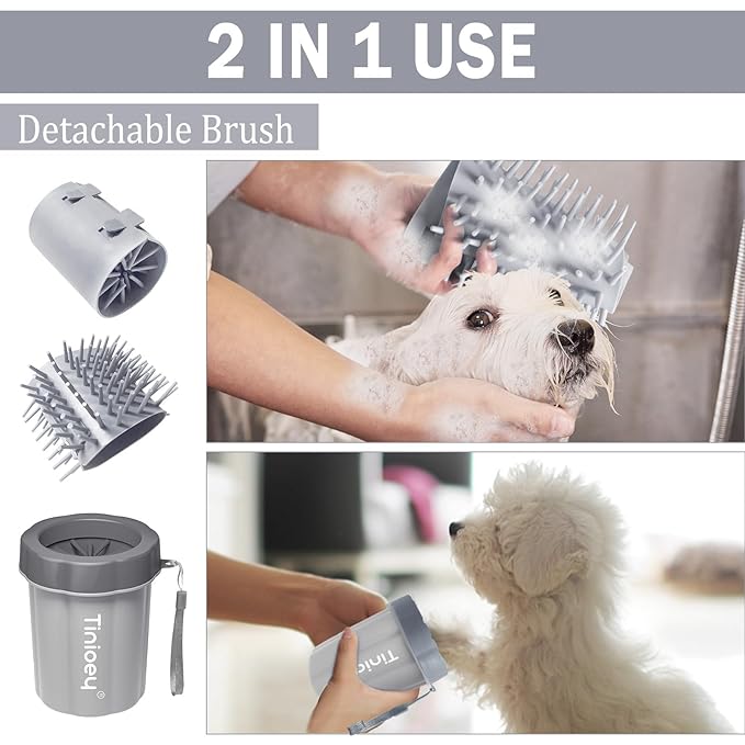 Dog Paw Cleaner for Medium Dogs, Dog Paw Washer, Muddy Paw Cleaner, Pet Foot Cleaner, Dog Paw Protector Kit