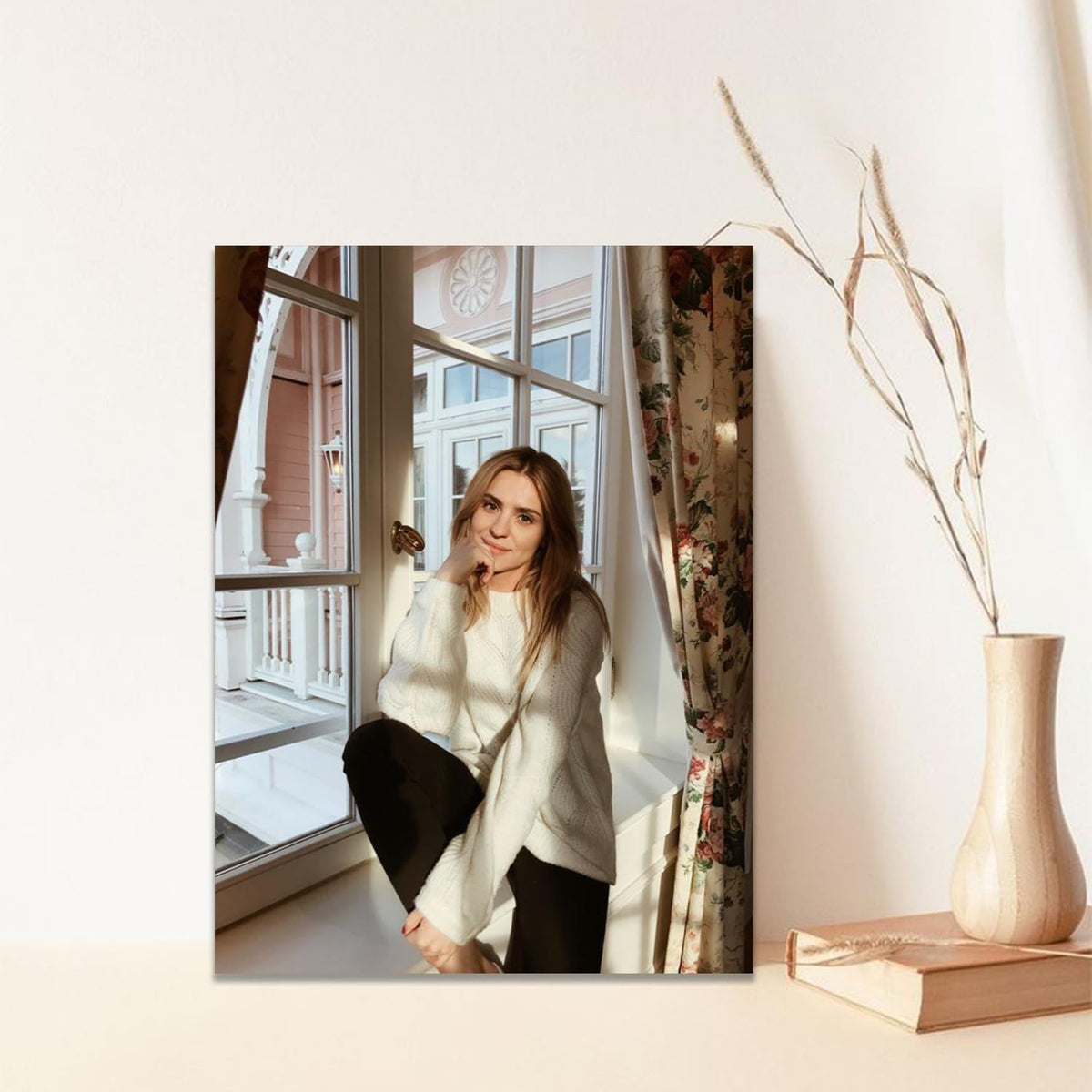 GZZFXXD Personalized Custom12''x16'' Canvas Prints with Your Photo/your Image Large Wallart Wall Decor for Bedroom Dining room Living room Children's room(Unframed)