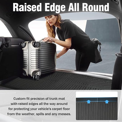 Yakitoko 3D TPE Car Trunk Cargo Liner Mat for Buick Encore GX AWD 2020-2026 Custom Fit All-Weather Waterproof Floor Protection, Heavy Duty & Odorless