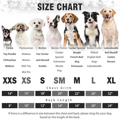 SCENEREAL Dog Pajamas for Small to Large Dogs Soft Pet Sweater Clothes Warm Puppy Onesie Outfits for Doggie Winter Christmas - Dog Jammies Pjs