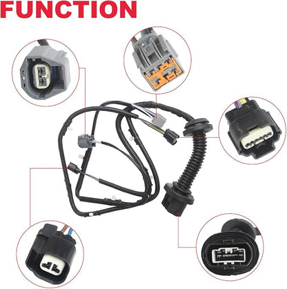 Rear Left Door Jumper Wire Harness,Driver Side 9L3Z-14631-CAA | Fits for 2009-2014 Ford F150 Crew Cab LH Door Jumper Wire Assembly