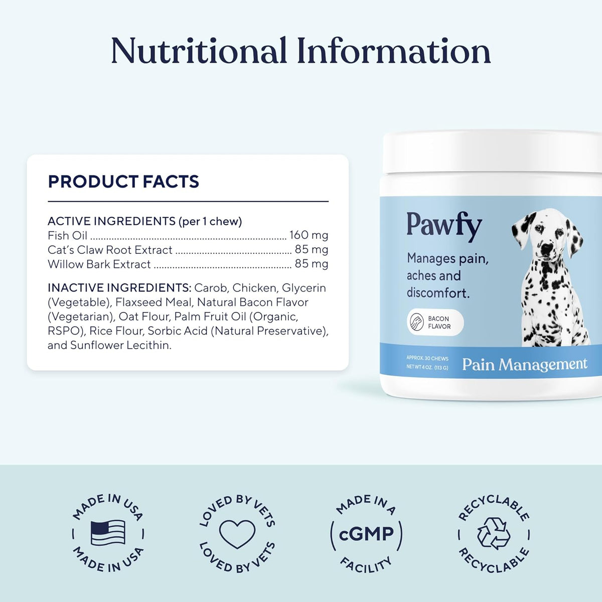 Pawfy Advanced Pain Management. Everyday comfort that fits naturally into your space.