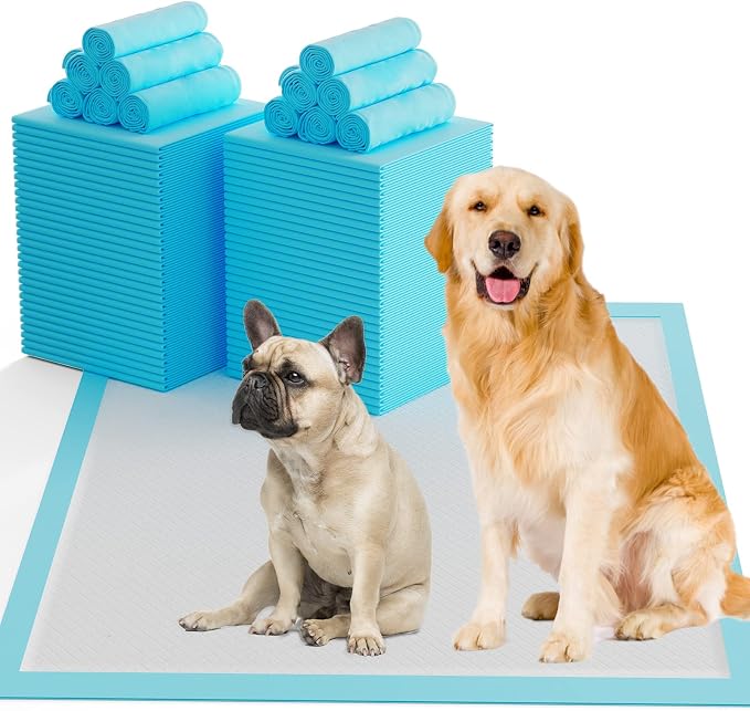 60 Count Dog Pee Pads Extra Large,32"X 36"Pet Training Pads,Disposable Pet Potty Pads Super Absorbent & Leak-Proof for House Training Cats,Rabbits,Dogs Leak-Proof Pet Pads
