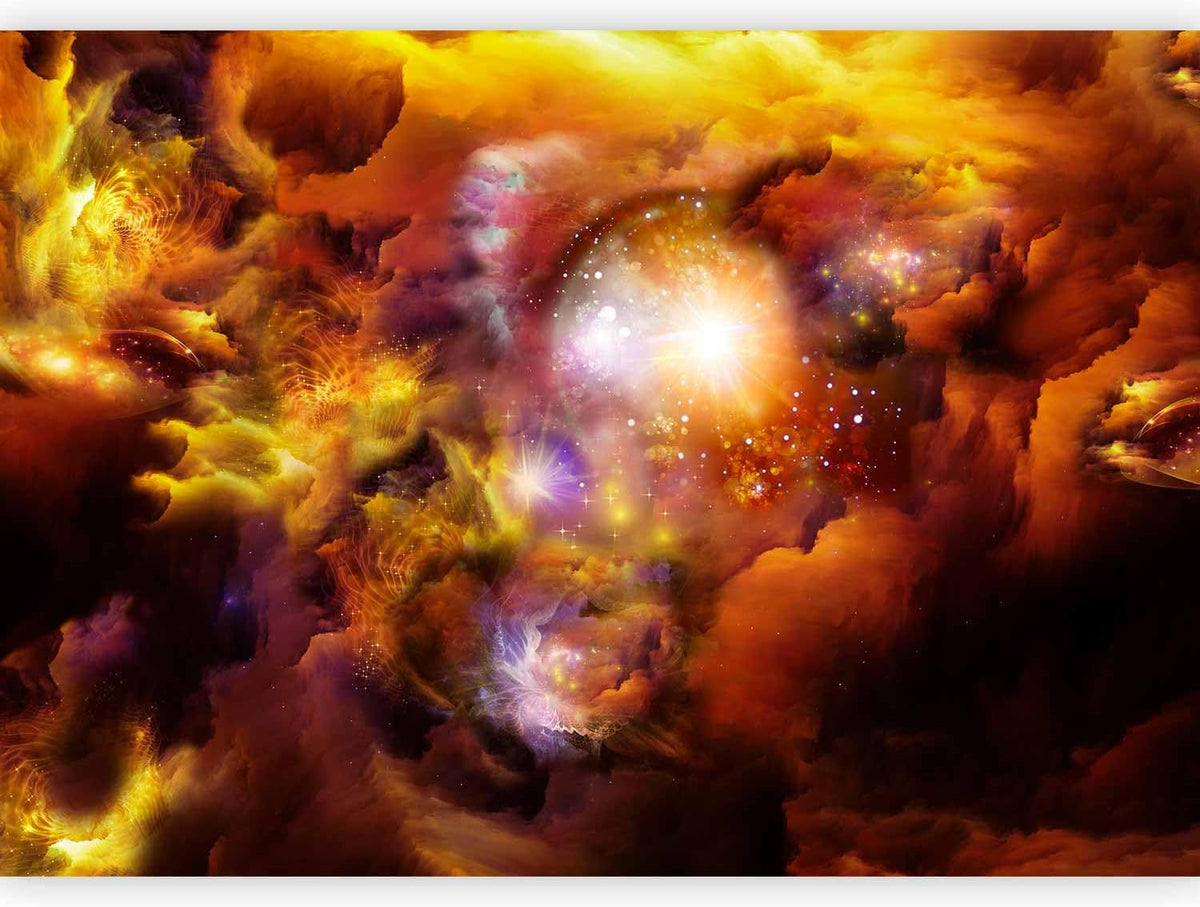 artgeist Wall Mural Cosmos Galaxy 154x110 in - Peel and Stick Self-Adhesive Wallpaper Removable Large Sticker Foil Wall Decor Print Picture Image Design n-A-0027-a-d