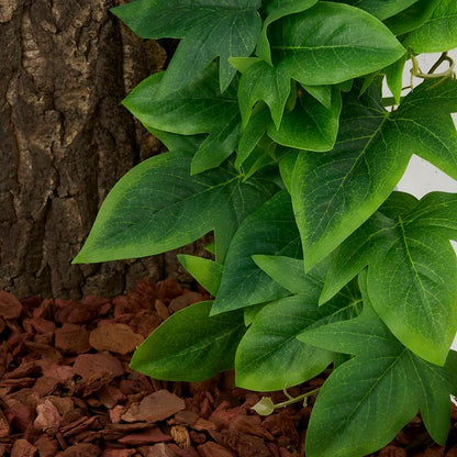 Reptile Plants for Terrarium, Amphibian Habitat Decor Artificial Hanging Plants with Suction Cup - Fake Sweet Potato Vine