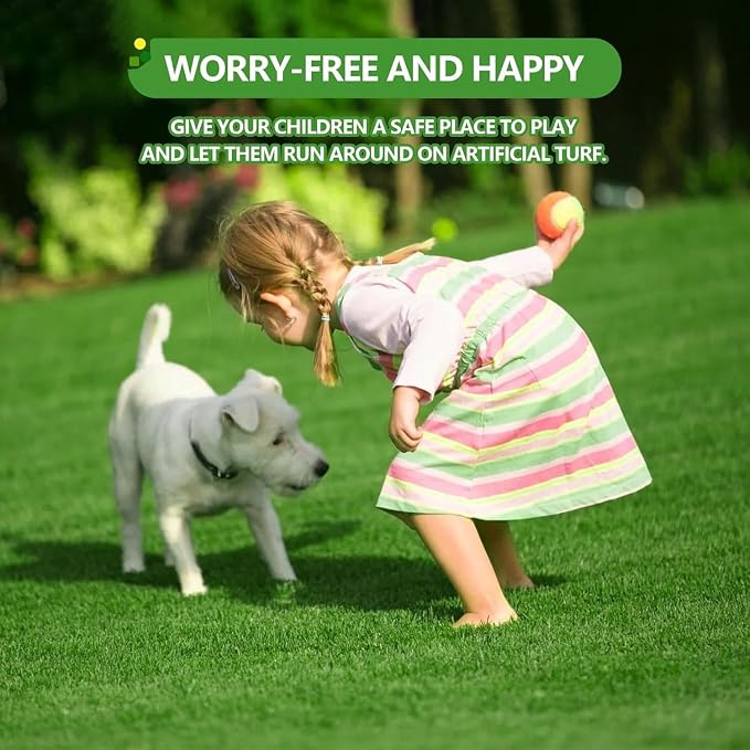 Artificial Grass for Dogs Pee Tray Fake Grass Mat for Professional Puppy Potty Trainer Replacement Dog Grass Pad for Indoor and Outdoor (78.7 x 39.4 Inch (Pack of 1))
