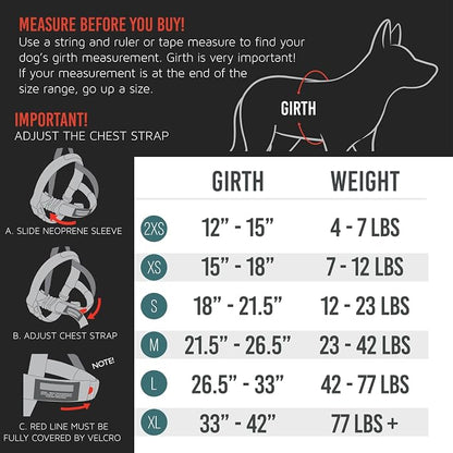 EzyDog Quick Fit Dog Harness, Soft Neoprene Padding - Large, Pink | Fast One-Click Buckle, Adjustable Fit, Strong Reinforced Materials, Reflective Stitching, No Pull Dog Harness, Easy Walking