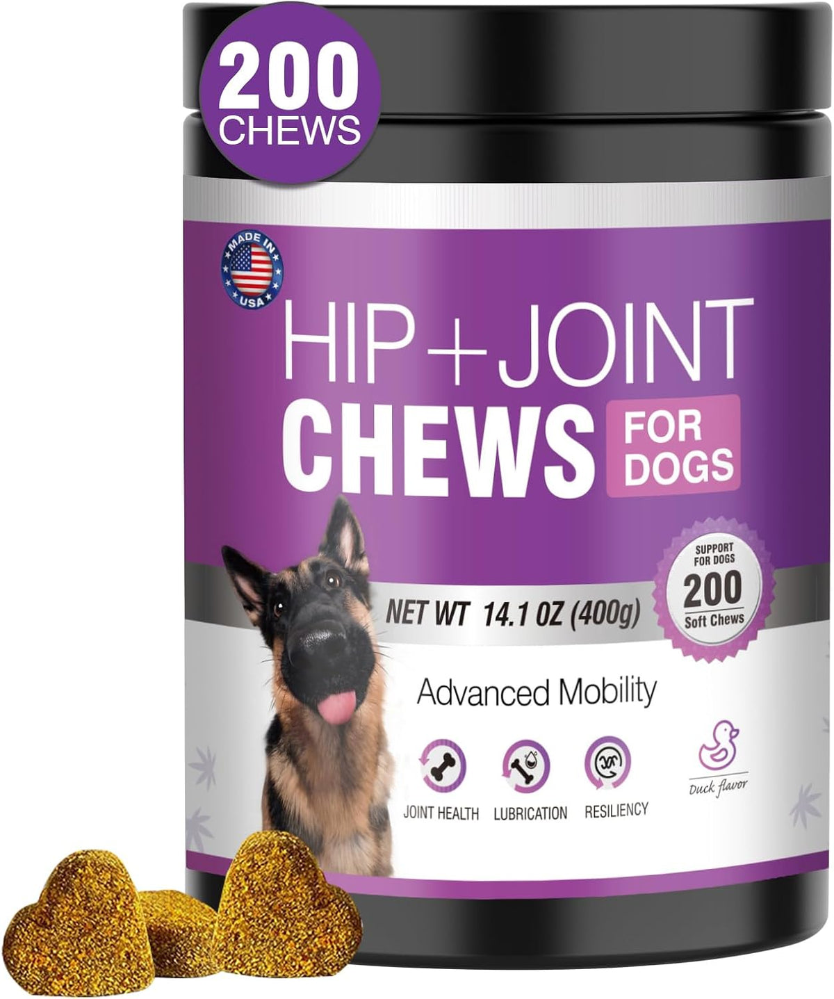 Glucosamine for Dogs 200pcs Joint Support Supplement. Chosen for real quality, not just packaging.