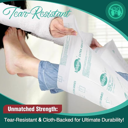 MILDPLUS Heavy Duty Underpads 36"X36", 20 Count, Ultra Absorbent Chucks 150Grams Tear-Resistant Bed Pads Disposable Incontinence Pads for Adults, Kids or Pets (Discreet Packaging)