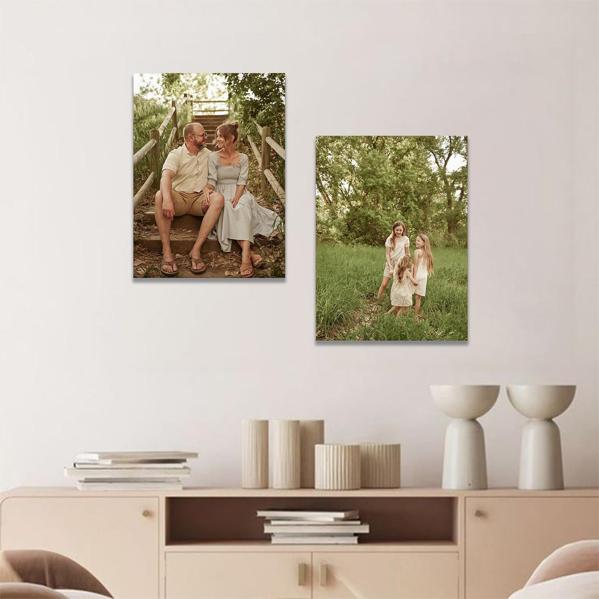 GZZFXXD Personalized Custom11''x14'' Canvas Prints with Your Photo/your Image Large Wallart Wall Decor for Bedroom Dining room Living room Children's room(Unframed)