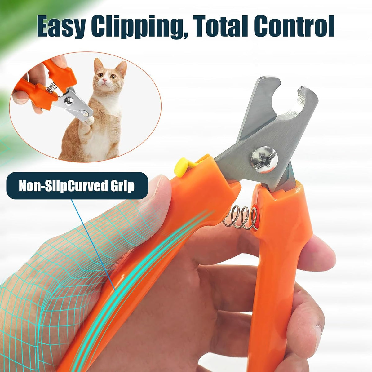 Dog Nail Clippers 767C – Heavy Duty Nail Trimmers for Large & Small Breeds, Easy-to-Use Pet Clippers for Thick Nails, Dog Toenail Clippers for Large Dogs
