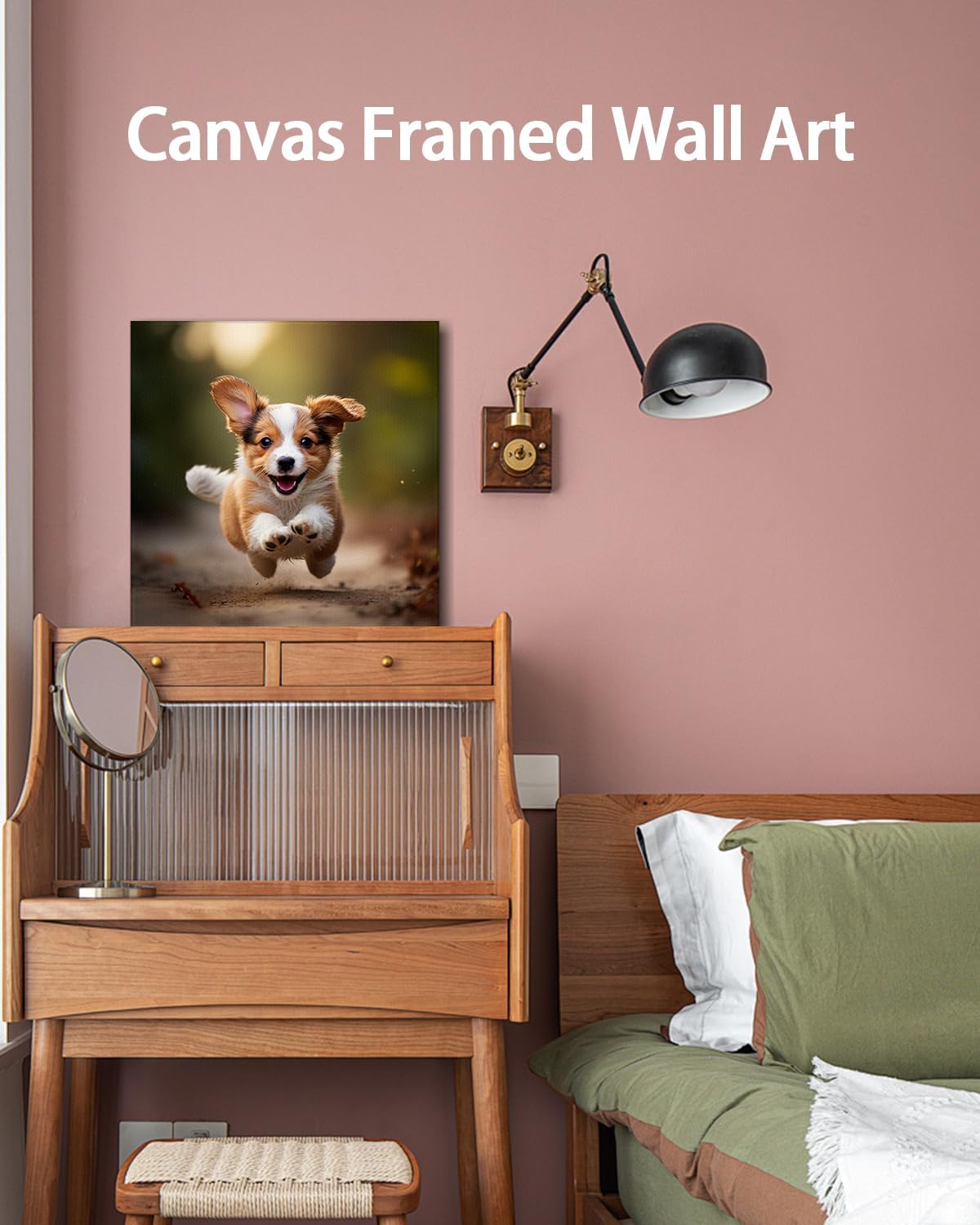 AbcCustomize Canvas Prints with Your Photos, Personalized Photo To Canvas Print for Bedroom, Living Room, Farmhouse Office Decor,Custom Canvas Wall Art for Gifts & Keepsakes, Ready to Hang