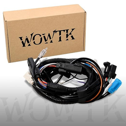 Rear Trunk Tour Pack Wiring Harness Kit for Harley Touring 2014-2024 | Plug Play for Electra Glide Road King Street Glide Road Glide