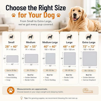 Washable & Reusable Pee Pads for Dogs, 2 Pack, 28 x 40 Inch | Super Absorbent, Waterproof TPU, Machine Washable & Reusable, Non-Slip Bottom, Floor Protection