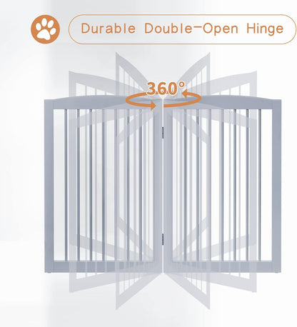 Freestanding Wooden Pet Gate. A calm, considered pick for modern pet homes.