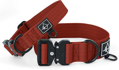 Made to ROAM Premium Dog Collar - Adjustable Heavy Duty Nylon Collar with Quick-Release Metal Buckle (Texas Flair, Classic Size 4)