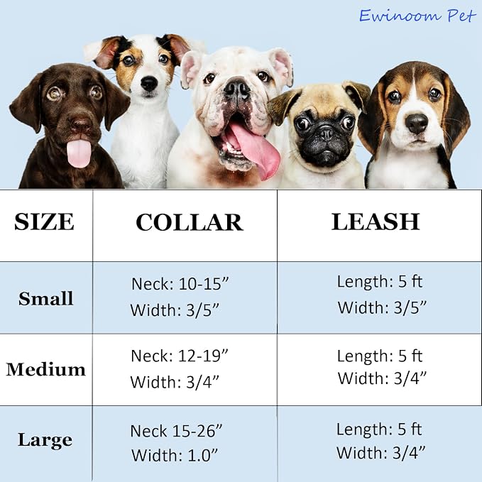 Soft Corduroy Dog Collar and Leash Set Adjustable Durable Dog Collars with Metal Buckle and Lead for Small Dogs,Brown