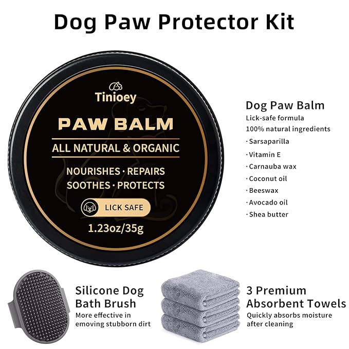 Dog Paw Cleaner for Medium Dogs, Dog Paw Washer, Muddy Paw Cleaner, Pet Foot Cleaner, Dog Paw Protector Kit