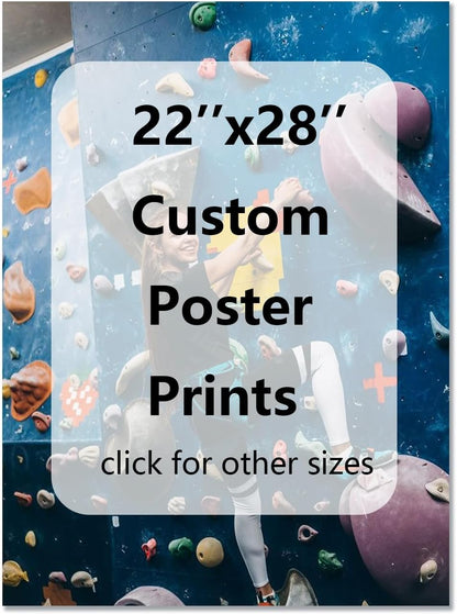GZZFXXD Personalized Custom 22''x28'' Canvas Prints with Your Photo/your Image Large Wallart Wall Decor for Bedroom Dining room Living room Children's room