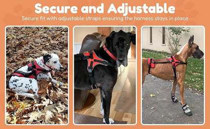 Doggie Stylz Multi-Functional Dog Harness Vest | Designed for Front-Only, Rear-Only or Full-Body Dog Lifting, Please Measure Your Before Ordering