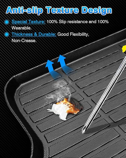 Cartist Cargo Liner Compatible with 2020-2023 2024 2025 Outback All Weather Rear Trunk Mat for Outback High Side Waterproof Heavy Duty