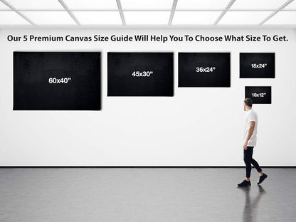 Death Star Inspired Canvas Print Wall Art | Futuristic Space Station Artwork | Smooth Surface Home Decor – Various Sizes (36in x 24in Modern Black Framed)