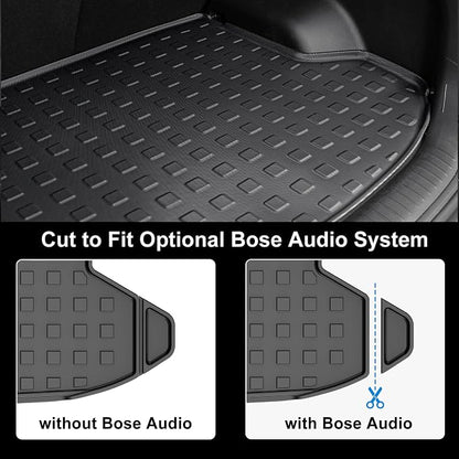Cargo Mat Custom Fit for 2022-2025 2026 Hyundai Tucson Cargo Liner Trunk Mat - All Weather Cargo Mat Trunk Liner for 2026 2025 2024 2023 2022 Tucson Accessories Black