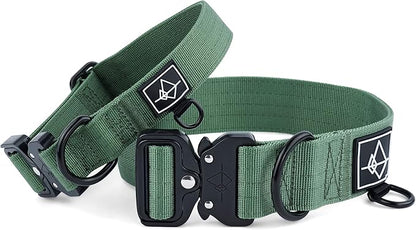 Made to ROAM Premium Dog Collar - Adjustable Heavy Duty Nylon Collar with Quick-Release Metal Buckle (Oregon Haze, Classic Size 2)