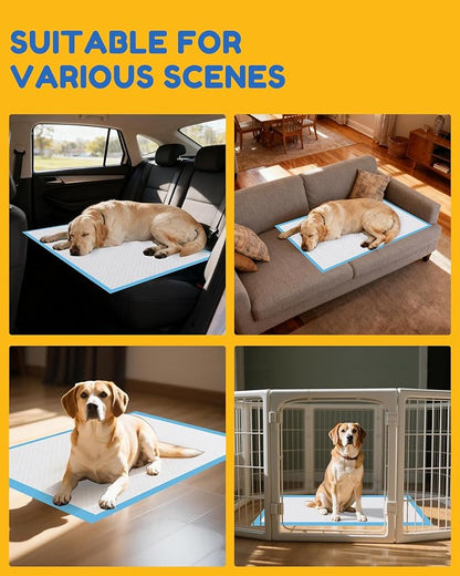 Extra Large Puppy Dog Pee Pads 28" x 34"-30 Count, Super Absorbent Disposable Dog Training Pads, Quick Drying, Leak-Proof, Ultra Thick Potty Pads for Dogs, Puppies, Doggie, Cats, Rabbits