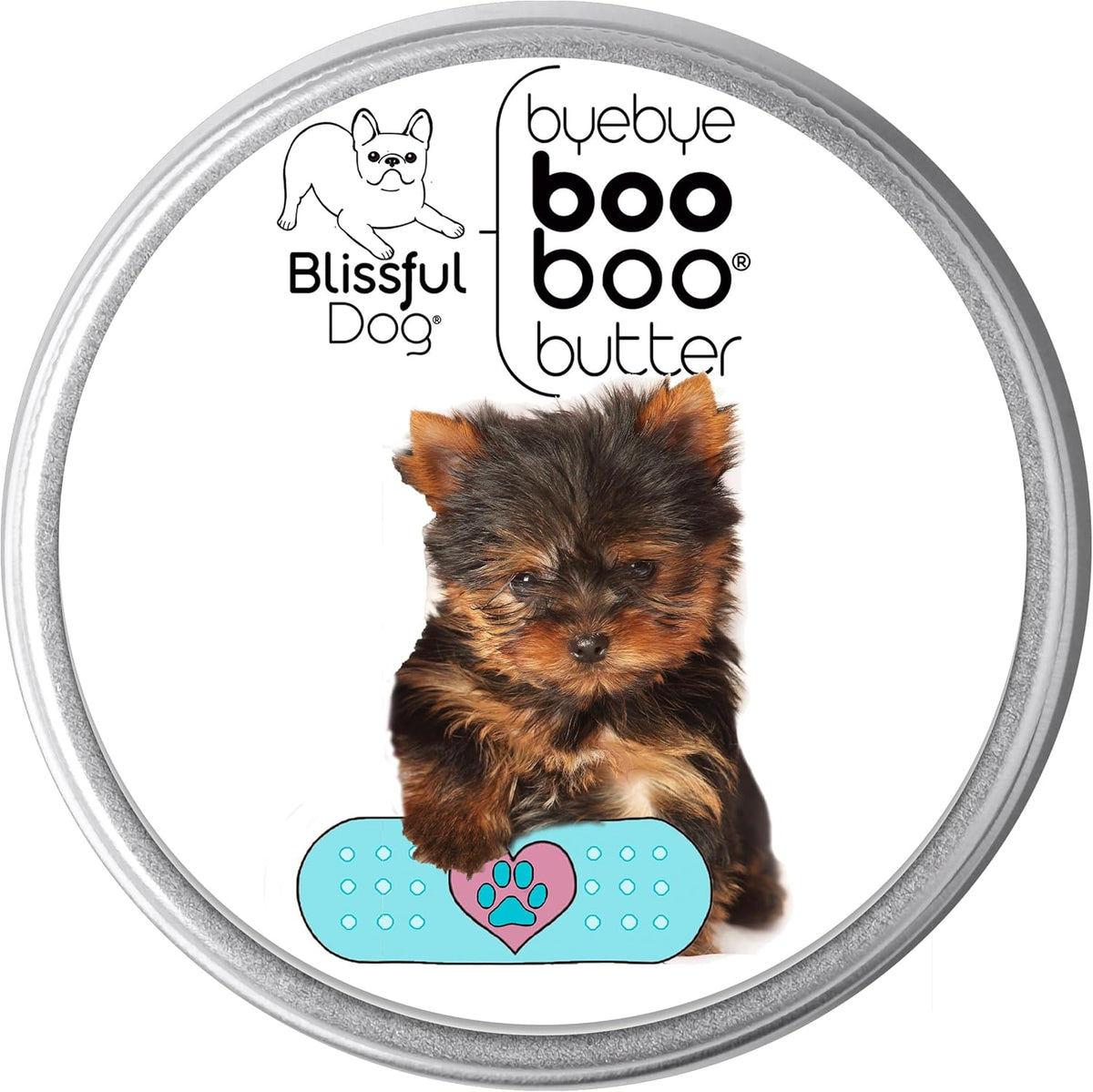The Blissful Dog 2 oz TIN Yorkshire Terrier Booboo Butter