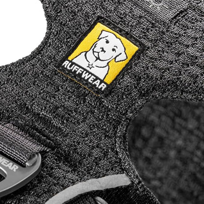 Ruffwear, Front Range Flex Dog Harness, Engineered Knit Construction for Ultimate Fit and Mobility, Lightweight Flexible Everyday Harness with Dual Leash Clips, Basalt Gray, XX-Small