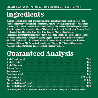 Nutro Natural Choice Lamb & Brown Rice Adult Dry Dog Food Recipe, 36 lb. Bag