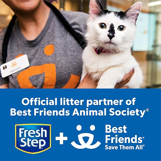 Fresh Step Clumping Litter with Febreze Freshness Gain Original Scent, Low-Dust Formula with Ammonia Block Technology, 14 lb. Box (Pack of 2)