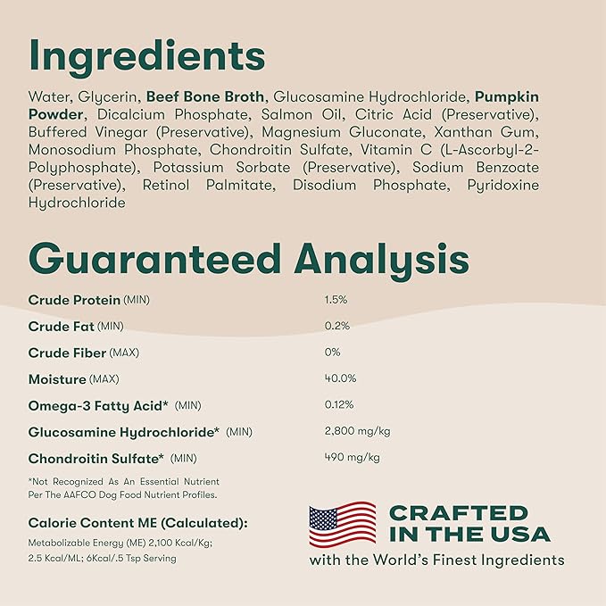 Jinx Kibble Sauce for Dogs - Premium Dog Food Kibble Topper Sauce & Flavor Booster Made with Beef Bone Broth - All-Natural Ingredients, No Additives or Fillers - 12 Oz
