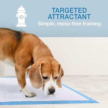 Four Paws Wee-Wee Superior Performance Gigantic Dog Pee Pads, 100 Count | Puppy & dog potty training pads, all day floor protection, housebreaking pet supplies, leak-proof puppy pads, 27.5" x 44"